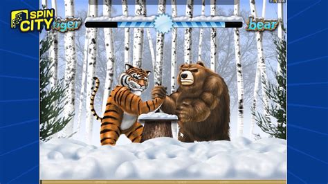 Игровой автомат Tiger Vs Bear  играть онлайн